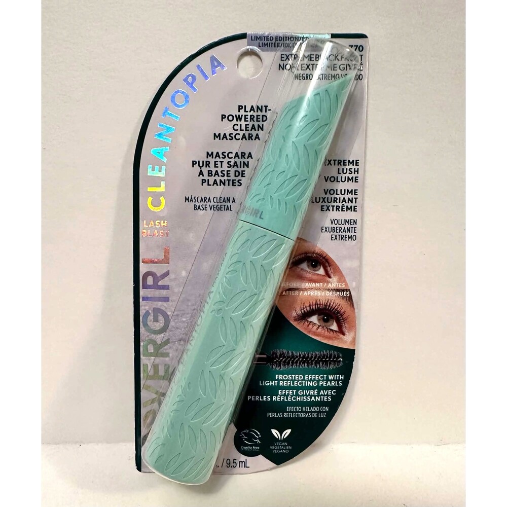 CoverGirl Lash Blast Cleantopia Mascara 770 Extreme Black Frost New In Package